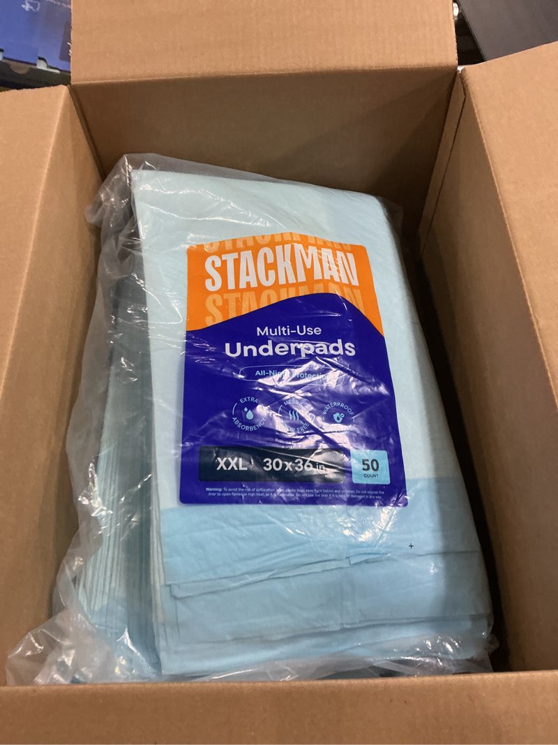 Condition photo showing New/Like New for chucks pads disposable [50-pack] adult incontinence underpads 30\"x 36\" extra la