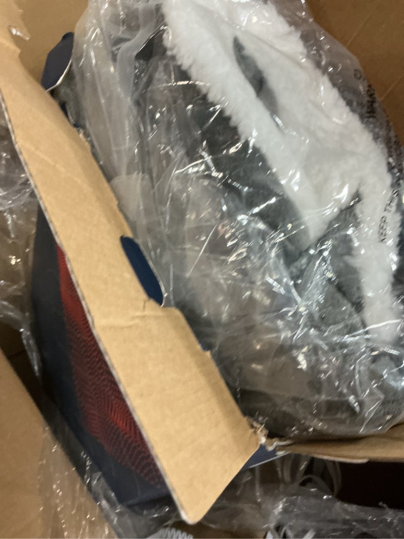 Condition photo showing Good Condition for Bedsure Heated Blanket Wearable Shawl - Electric Wrap Poncho Blanket Hoodie for Adult, Birthday Gifts for Mom Women, Sherpa Heating Throw with 4 Time Settings & 6 Heat Settings, 55x64 inches, Grey Throw 01 - Grey