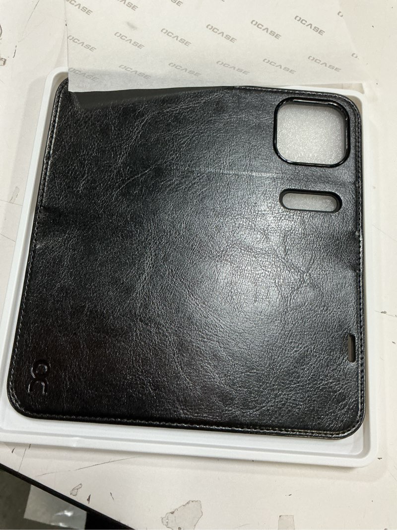 Condition photo showing Good Condition for OCASE Compatible with iPhone 17 Pro Max Wallet Case, PU Leather Flip Folio Case with Card Holders RFID Blocking Kickstand [Shockproof TPU Inner Shell] Phone Cover 6.9 Inch 2025, Black