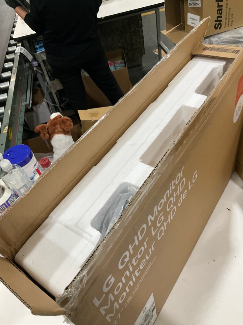 Condition photo showing New/Like New for lg 27u411a-b 27-inch full hd (1920 x 1080) ips computer monitor, 120hz, hdr10, reader mode, flicker safe, hdmi, slim stand base, black 27 inch