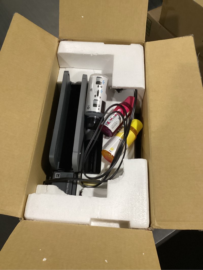 Condition photo showing As Is for hp smart tank 6001 wireless all-in-one ink tank printer, scanner, copier with 2 years of ink included, best-for-home, cartridge-free refillable, ai-enabled (2h0b9a)