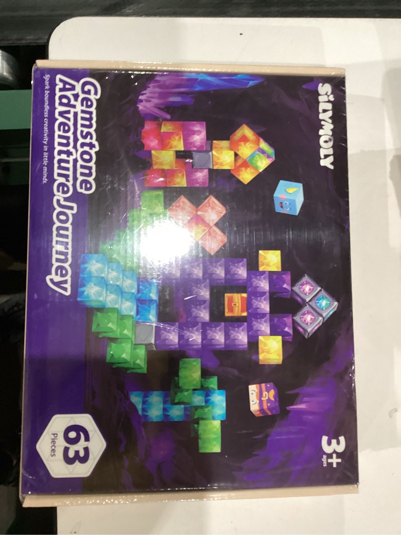 Condition photo showing New/Like New for Magnetic Blocks, Magnetic Building Cubes Boys & Girls Toys Age 3-5 4-8 5-7 Sensory Gift for Kids?Magnets Cubes?Upgraded STEM Gift, 1.2 Inches Rainbow