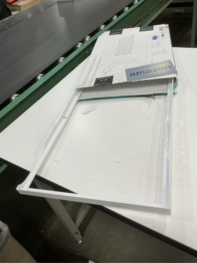 Condition photo showing As Is for Made for Amazon Frame for Echo Show 21 (2024 Release) White