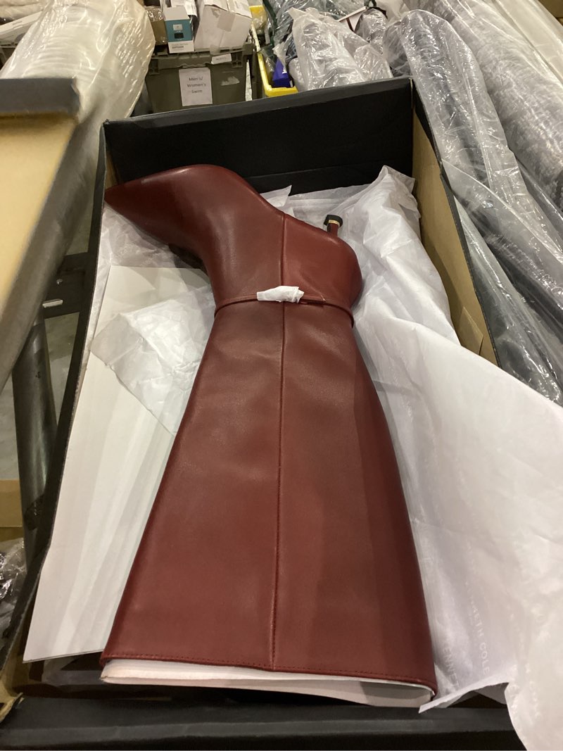 Kenneth Cole New York Women's Utah Fashion Boot, Rio RED Leather, 7.5