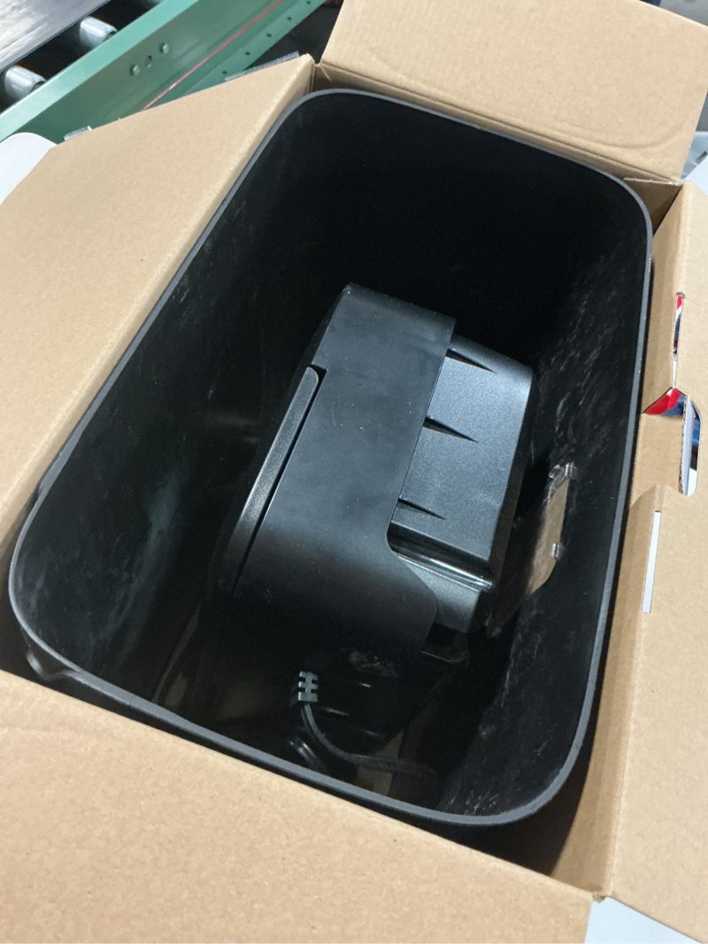 Condition photo showing As Is for pen+gear 12-sheet cross-cut paper/credit card shredder with 5.5 gallon bin, black, home & office use