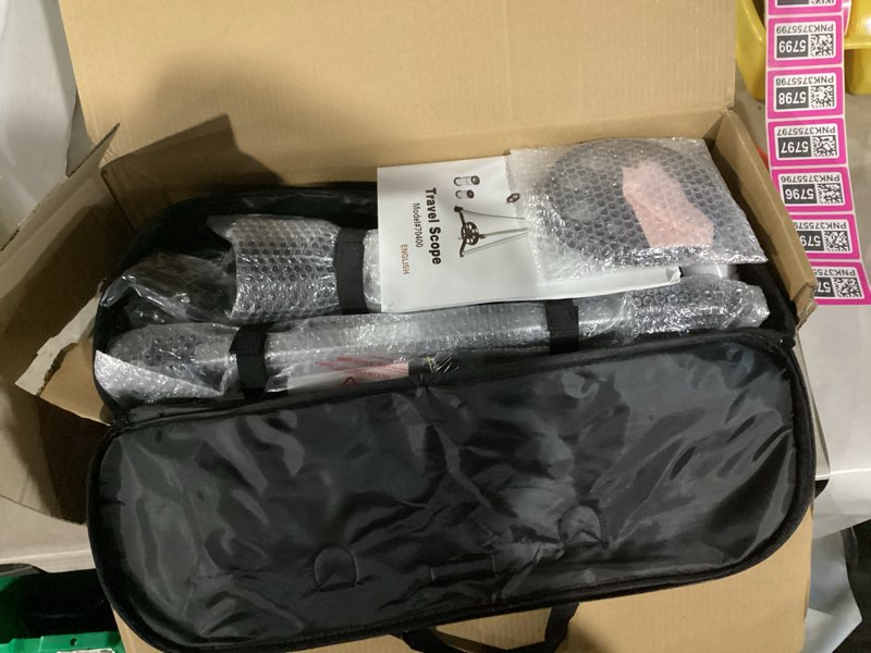 Condition photo showing New/Like New for gskyer telescope, 70mm aperture 400mm az mount astronomical refracting telescope for kids beginners - travel telescope with carry bag, phone adapter and wireless remote.