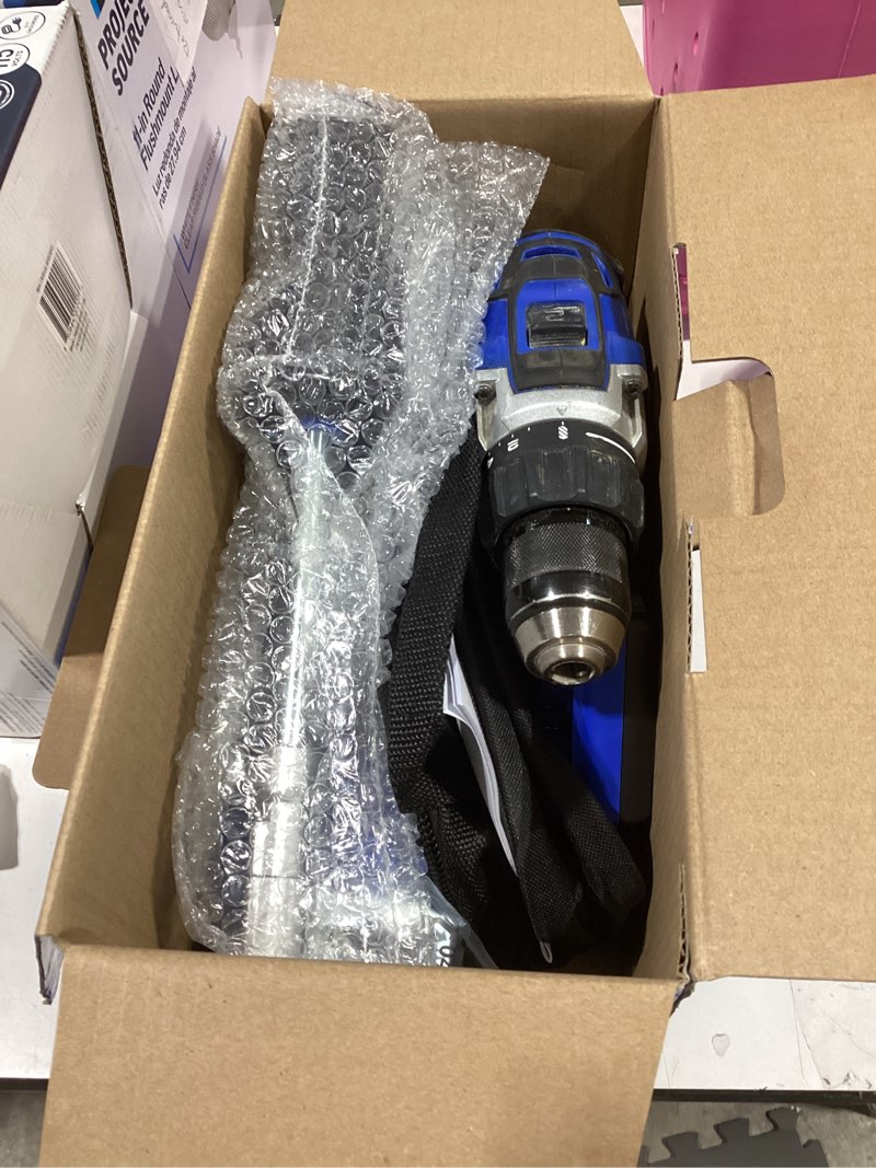Condition photo showing Good Condition for kobalt 24-volt 1/2-in keyless brushless cordless drill (1-battery, charger and soft bag included)