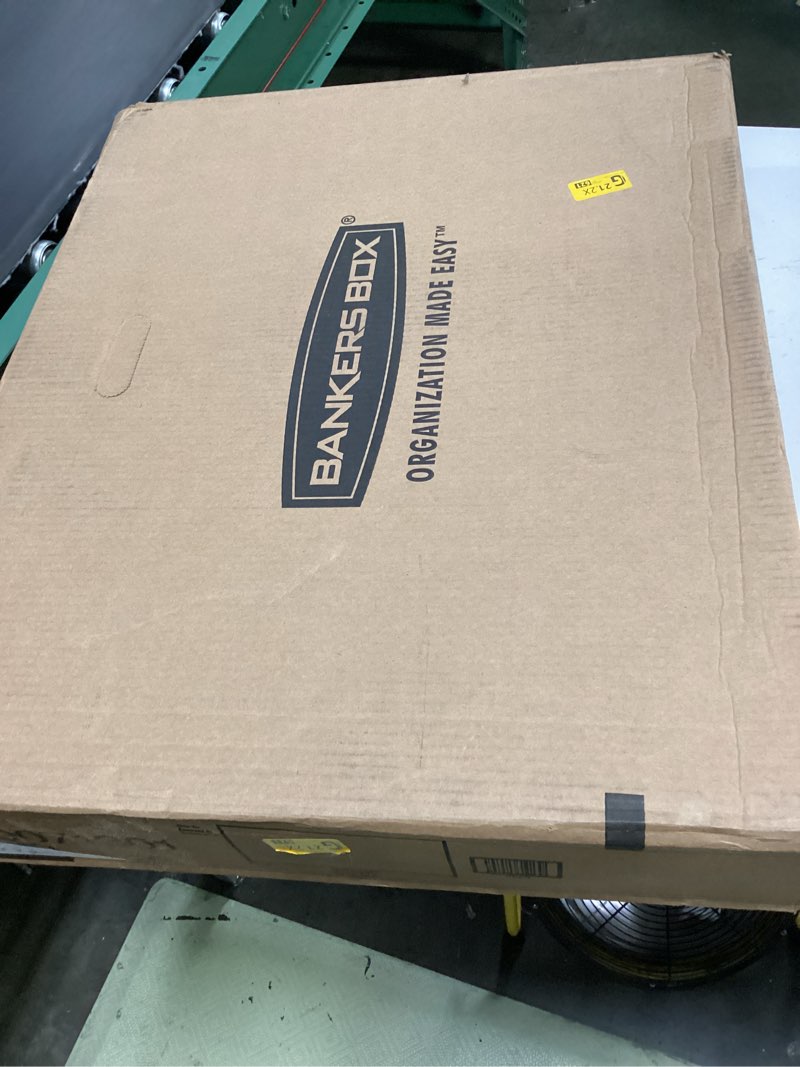 Condition photo showing New/Like New for bankers box 12 pack standard duty file storage boxes, standard assembly, removable lid, letter/legal (0071301)