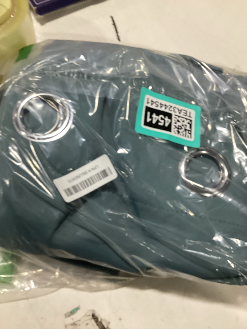 Condition photo showing Good Condition for nicetown modern blackout curtains noise reducing, thermal insulated and privacy room darkening drape panels for boy's guest room door small short window (greyish blue, 2 panels, w42 x l68 -inch) greyish blue 42"w x 68"l (pack of 2)