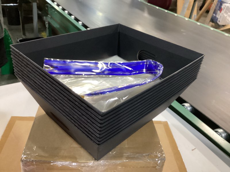 Condition photo showing New/Like New for mioule Baskets for Gifts Empty - Gift Baskets Empty To Fill Kit - Black Basket Cardboard To Fill Bul