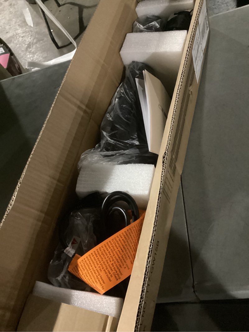 Condition photo showing New/Like New for SereneLife Infrared Patio Heater, 1500W Electric Standing with Remote Control, IP44 Approved, Odorless, Three Power Settings, Indoor/Outdoor for Restaurant, Backyard, Garage, Decks