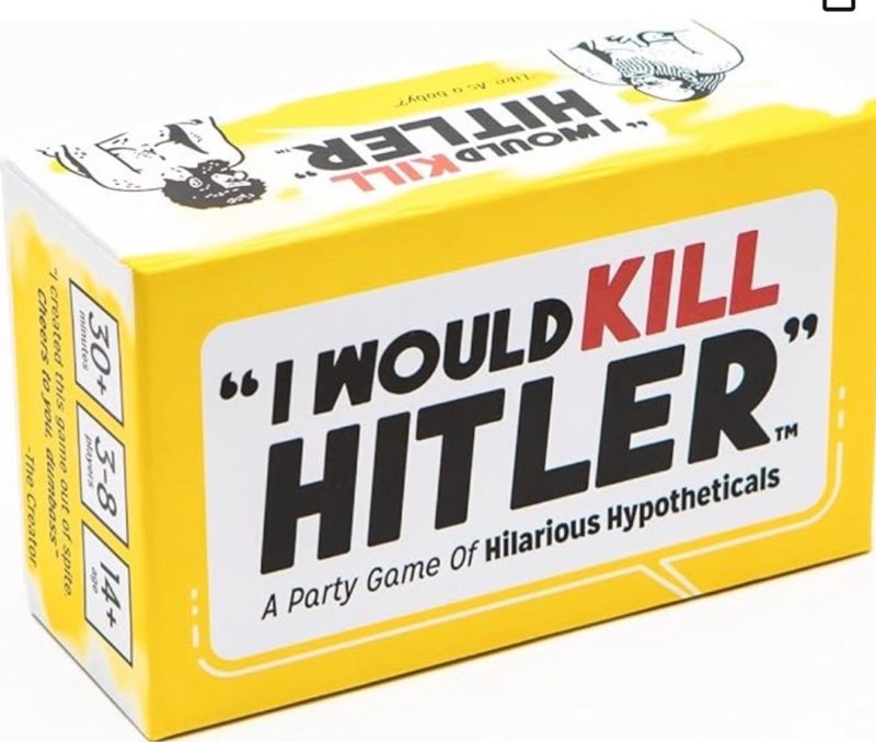 I Would Kill Hitler" - The Super Adult Storytelling Party Game of Ethical Dilemmas and Hilarious Hypotheticals