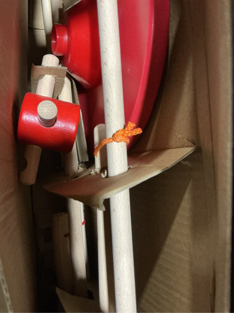 Condition photo showing Good Condition for Melissa & Doug Dust Sweep Mop 6-Piece Pretend Play Set, Toddler Toy Cleaning, Pretend Play Home Cleaning, Kids Broom and Mop Set for Ages 3+ Dust! Sweep! Mop!