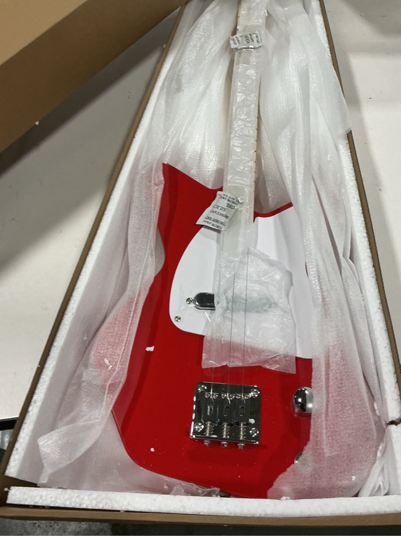 Condition photo showing New/Like New for Loog Pro VI Electric kids real guitar for Beginners Ages 9+ Learning app & lessons included (Red)