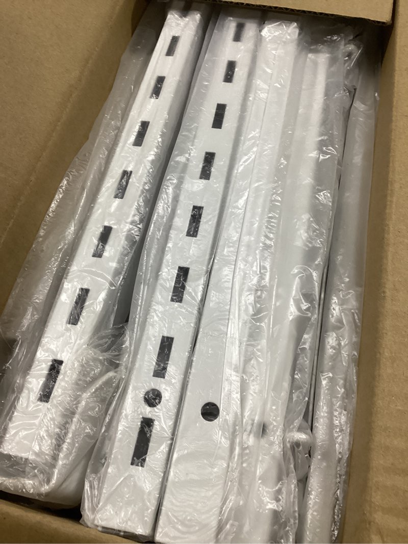 Condition photo showing New/Like New for Mefirt 12 Inch Wide Narrow Over The Door Pantry Organizer, Pantry Organization and Storage, 6-Tier Metal Hanging Deep Basket Wall Spice Rack Seasoning Shelves, Home & Kitchen Essentials, White White 6-Tier (12"W)