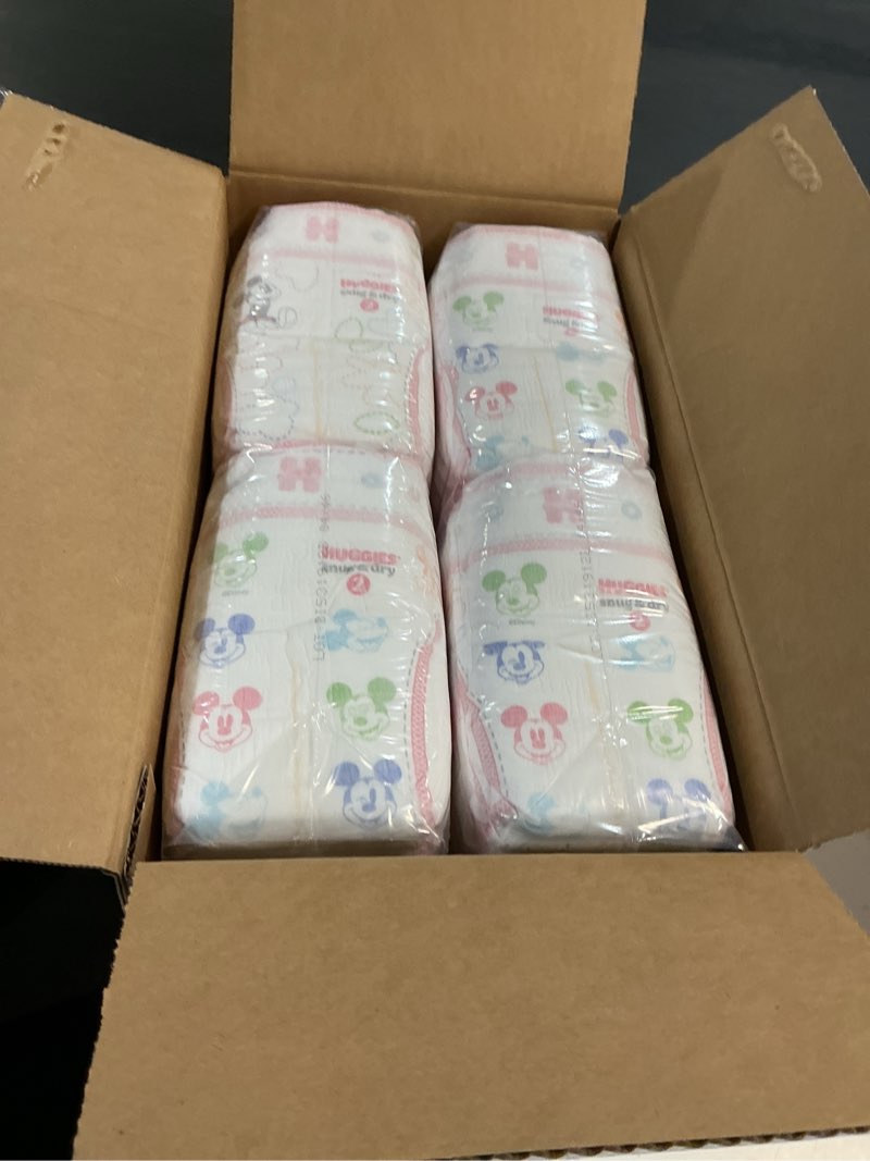 Condition photo showing New/Like New for Huggies Snug & Dry Disposable Diapers - Super Pack - Size 2 - 116ct