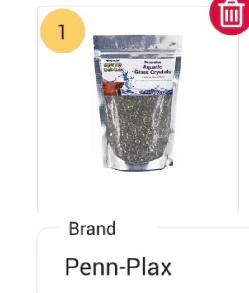 Penn-Plax BWD10 Betta World Crystal Sand - White