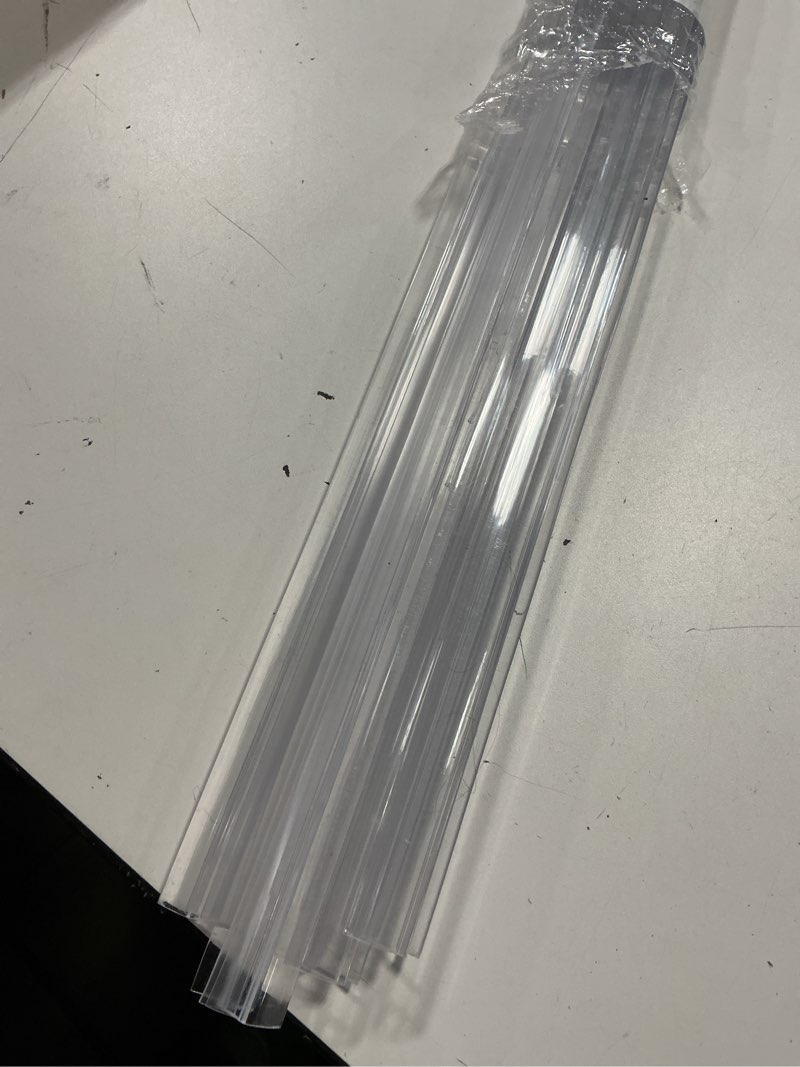 Condition photo showing Good Condition for yecaye 3 pack 3/8" x 39" shower door bottom seal,shower door sweep,frameless glass seal strip,stop leaks and create a water barrier, water guard 10mm bottom-3/8"x39"
