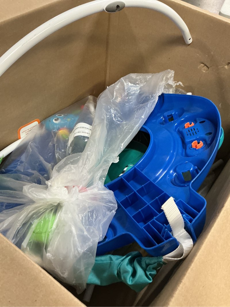 Condition photo showing Good Condition for baby einstein neptune's ocean discovery activity baby jumper activity center, ages 6 months +, max weight 25 lbs., unisex