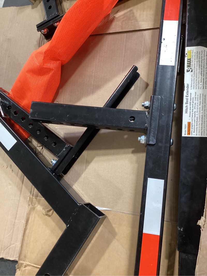 MaxxHaul Steel Hitch Mount Truck Bed Extender for Universal Model