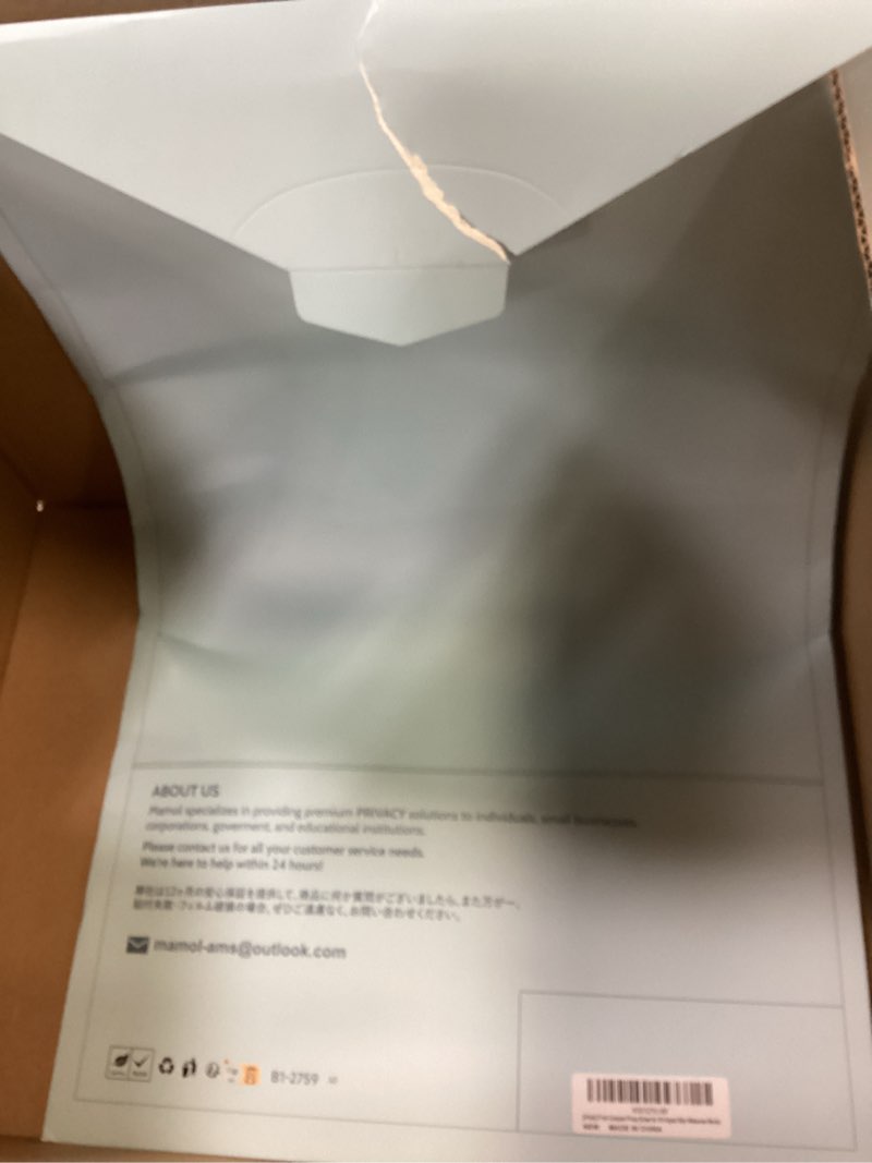Condition photo showing As Is for [2 Pack] 27 Inch Computer Privacy Screen for 16:9 Aspect Ratio Widescreen Monitor, Eye Protection Anti Glare Blue Light Computer Monitor Privacy Filter, Removable Anti-Scratch 27in Protector Film