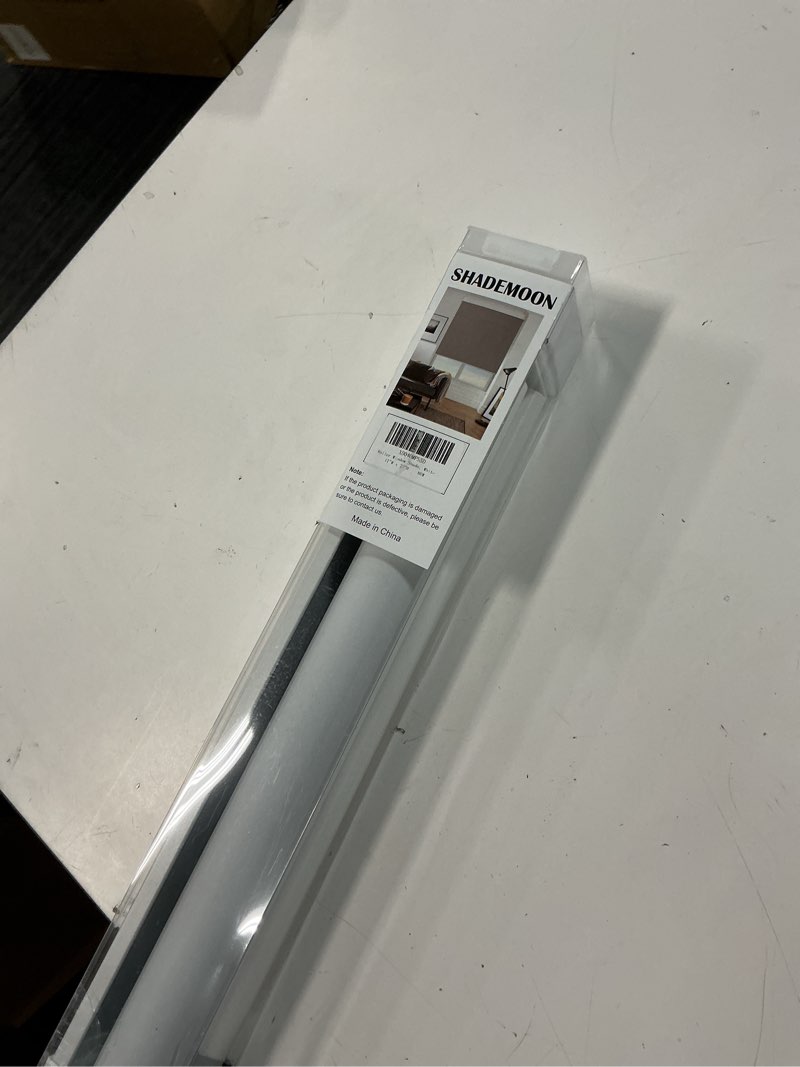 Condition photo showing New/Like New for shademoon blackout cordless roller shades for windows,free-stop system blind with valance,pull down room darkening indoor shades,thermal insulated uv blocking fabric,home office(white,17\" w x 72\" h) white 17\"w x 72\"h