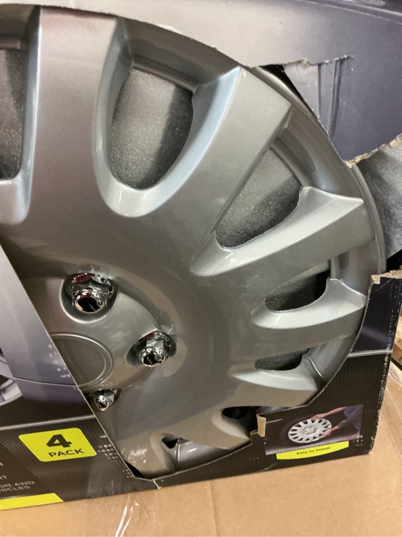 Condition photo showing As Is for auto drive 16-in wheel cover, kt321-16sl