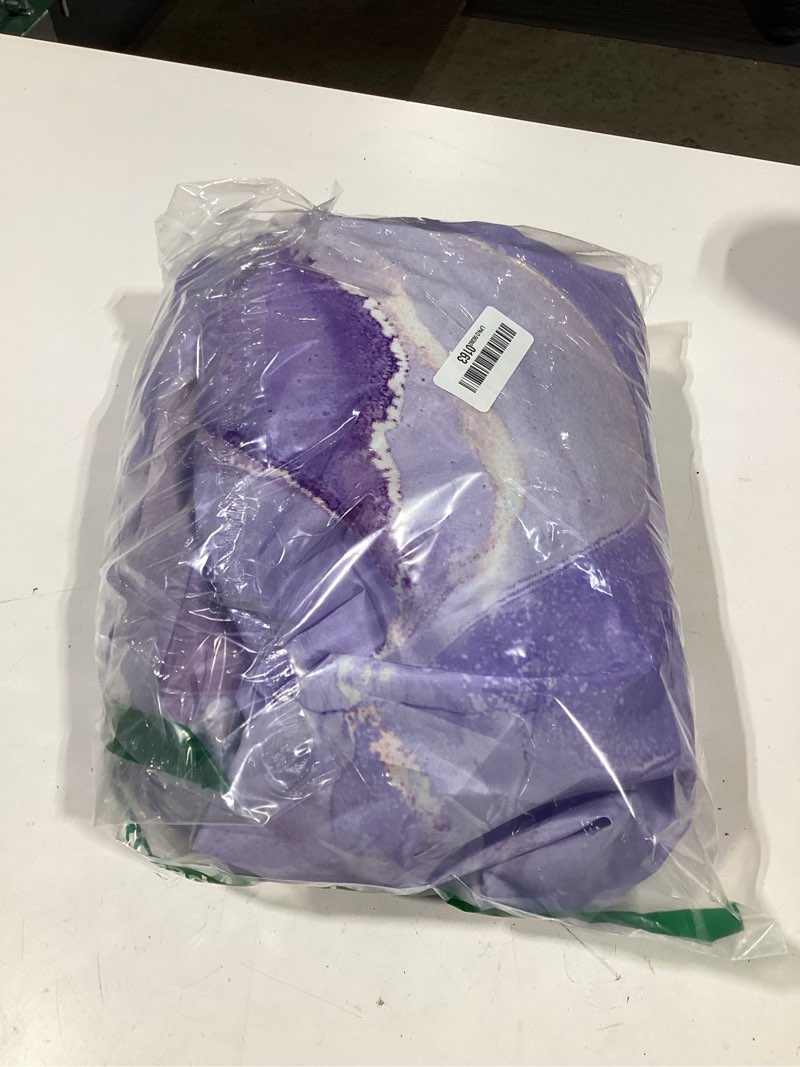 Condition photo showing Good Condition for picnic table cover with bench covers windproof waterproof picnic table covers camping tablecloth with self-storage bag, 72in, light purple light purple 72x30in