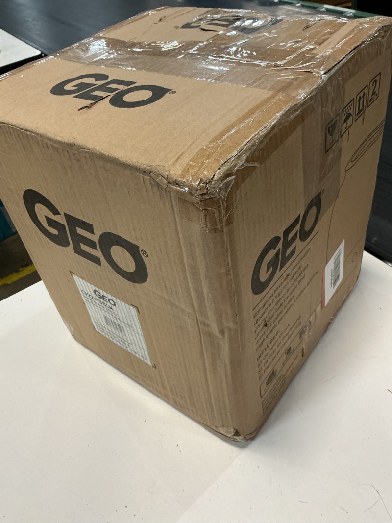 Condition photo showing New/Like New for geo sports porcelain ceramic crock water dispenser, stainless steel faucet, valve and lid included. fits 3 to 5 gallon jugs. (solid black)
