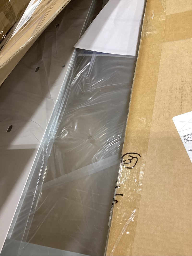 Condition photo showing Good Condition for rolove vanity mirror with lights, 23"x18" large makeup mirror with lights, 10x magnification, wall mounted led mirror for bathroom, dimmable touch control, desk mirror white 23"l x 18"w