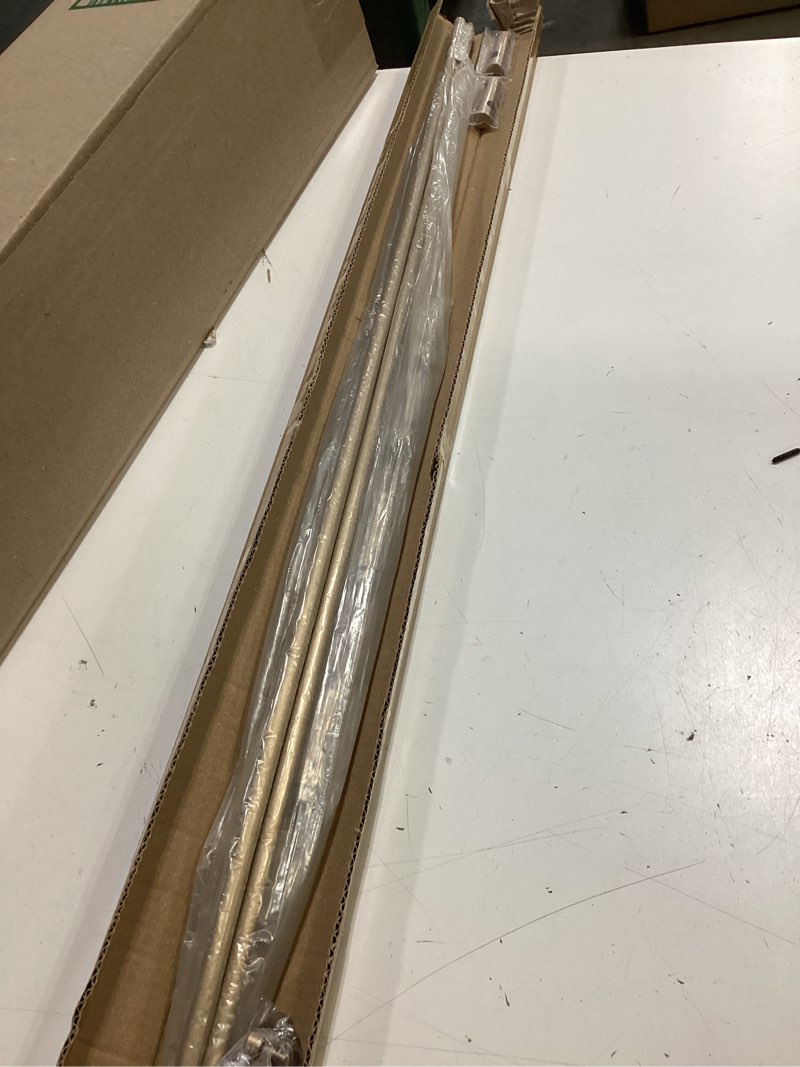 Condition photo showing Good Condition for 3 pack brass shelf guard rail for floating shelves gold 31.5in