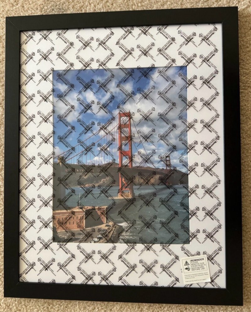 (Similar)LUCKYLIFE 16x20 Frames, 16x20 Picture Frame for Wall, Display Pictures 11x14 with Mat or 16x20 without Mat, Pack of 2, Natural Woodgrain