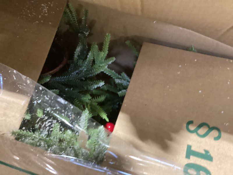 Condition photo showing Good Condition for 8 Pcs Christmas Wreath 10 Inch Green Artificial Wreaths Red Berry Pinecones Wreaths for Front Door Cabinets Wreath Indoor Outdoor Wall Decor Christmas Wall Home Decoration Berry Pinecones Pine 8