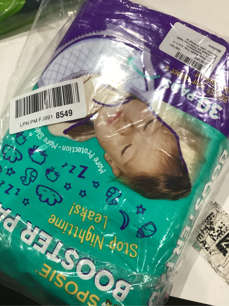 Condition photo showing Good Condition for Sposie Diaper Booster Pads, Size 4-6, 30 Count - Hypoallergenic, Dermatologist and Pediatrician Tested, Fragrance, Latex, Chemical and Cruelty-Free, Made in USA 30.0