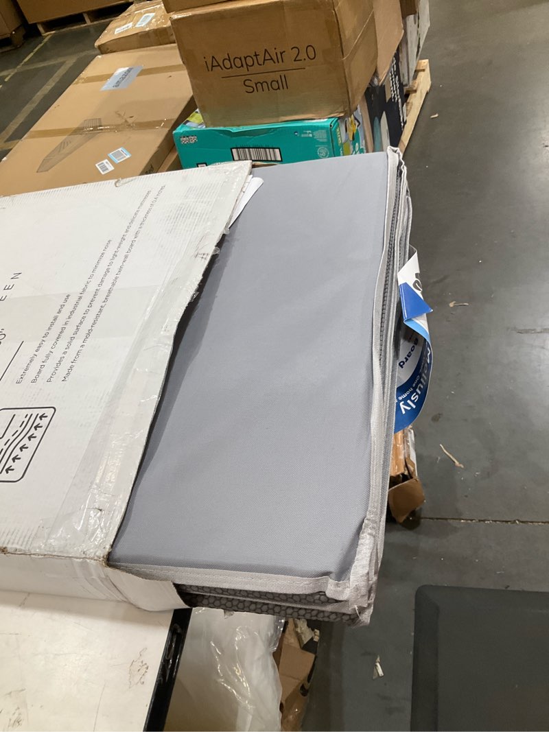 Condition photo showing Good Condition for meliusly low profile bunkie board queen size (60x80) - non-slip breathable bed support board for slatted bed frame, anti-sag under bed support, noise minimizing moisture resistant bed board queen (60x80'')