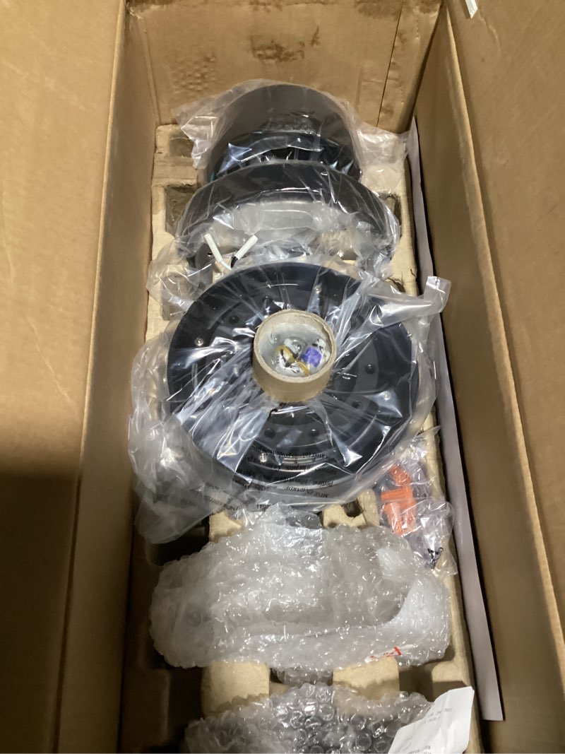 harbor breeze reidsport 44-in matte black with matte black blades color-changing led covere