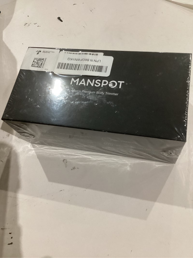 Condition photo showing New/Like New for MANSPOT Manscape Groin & Body Hair Trimmer for Men, Electric Ball Pubic Trimmer Shaver,Manscape Kit with 4 Guard,Replaceable Ceramic Blade Heads,Waterproof Wet/Dry Shaver,90 Minutes Shaving Black