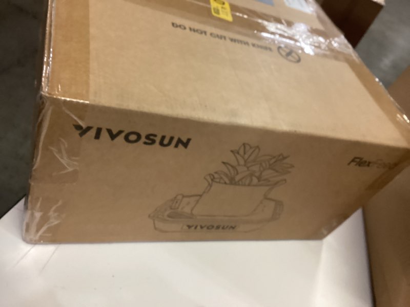 Condition photo showing New/Like New for VIVOSUN 4-Pack FlexFeed Self-Watering Pots with Grow Bags, Auto Irrigation Fabric Pot Base with Water Meter & Maintenance Window, for Use Indoors/Outdoors in Grow Tents, Greenhouses, Gardens 4-Pack Pots & Bags