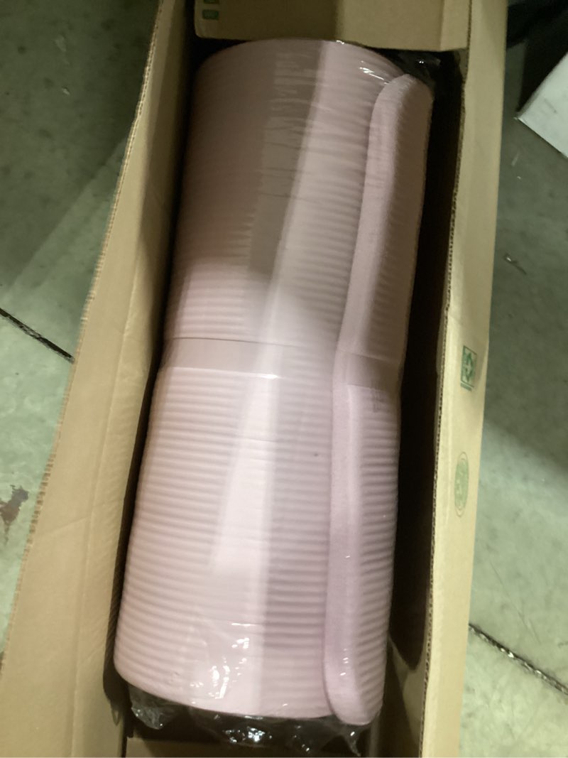 Condition photo showing Good Condition for amazon basics 1-inch extra thick workout exercise yoga mat with carrying strap, 74" x 24", rose