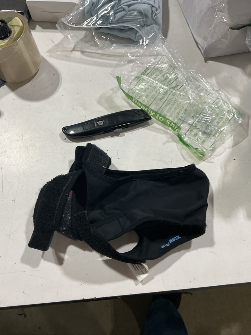 Condition photo showing Good Condition for post surgical chin strap bandage for women neck and chin compression garment wrap face straps jowl tightening chin lifting (m, black)