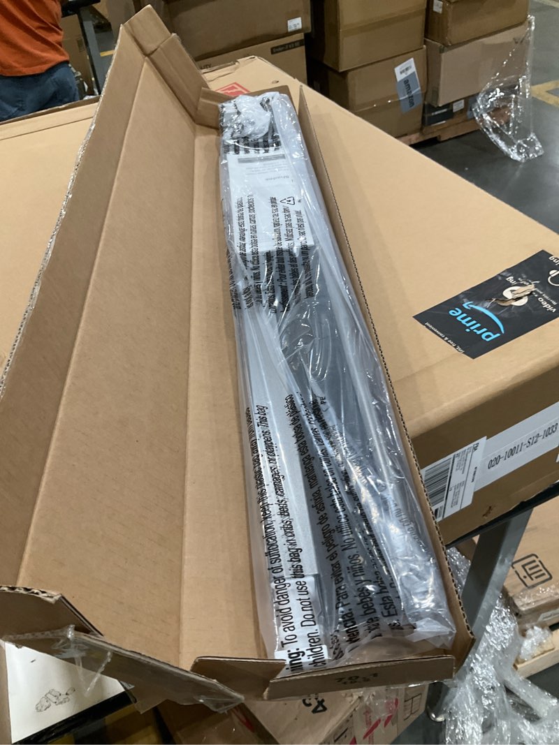 Condition photo showing Good Condition for lazblinds cordless cellular shades, no tools no drill blackout honeycomb shades pleated blinds for windows, 28" w x 64" h, midnight black blackout-midnight black 28'' w x 64'' h