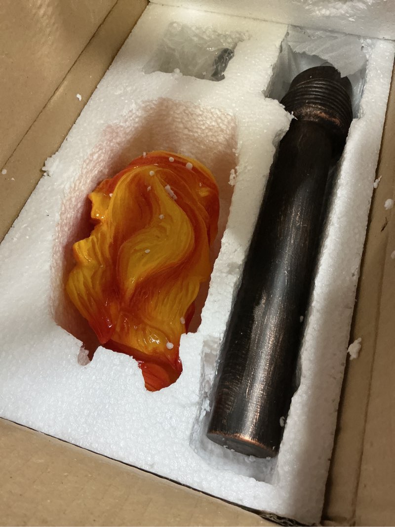 Condition photo showing Good Condition for xalume realistic flameless led torch light resin material torch prop lamp for parties, holidays & pa