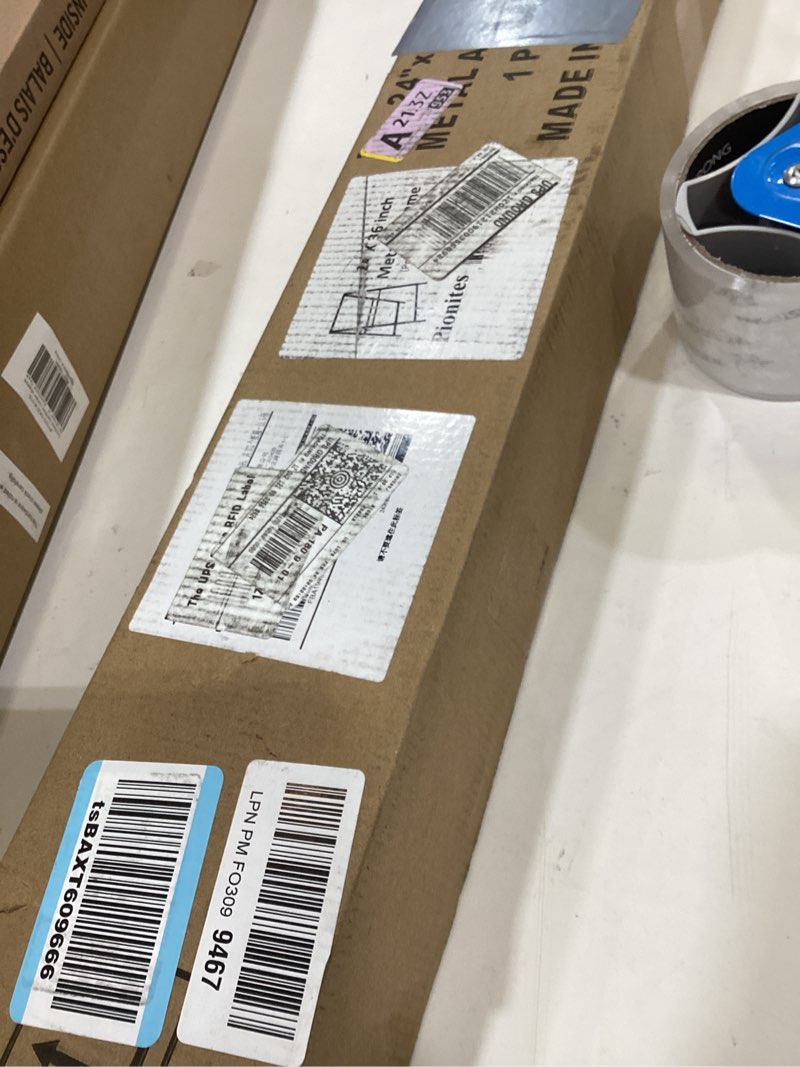 Condition photo showing New/Like New for Heavy Duty Slide-in Folding A Frame Sign Sidewalk Sign 24x 36 Inch Sandwich Board Steel Metal Double-Side Pavement sign Corrugated Plastic Poster (24x36 inch(Frame only))