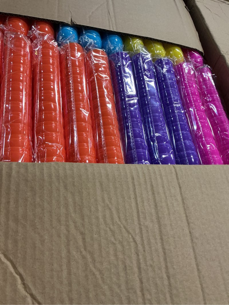 Condition photo showing New/Like New for newbea 2000 pcs easter eggs,2.4" assorted bright colors plastic easter eggs easter eggs empty for easter hunt, basket stuffers fillers, easter themed decorations 2000 pack