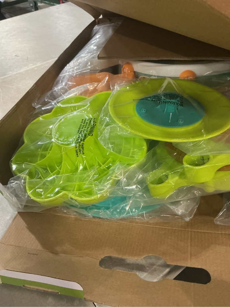 prextex electric toy drum set with realistic sound - plastic musical instrument for kids - baby drum