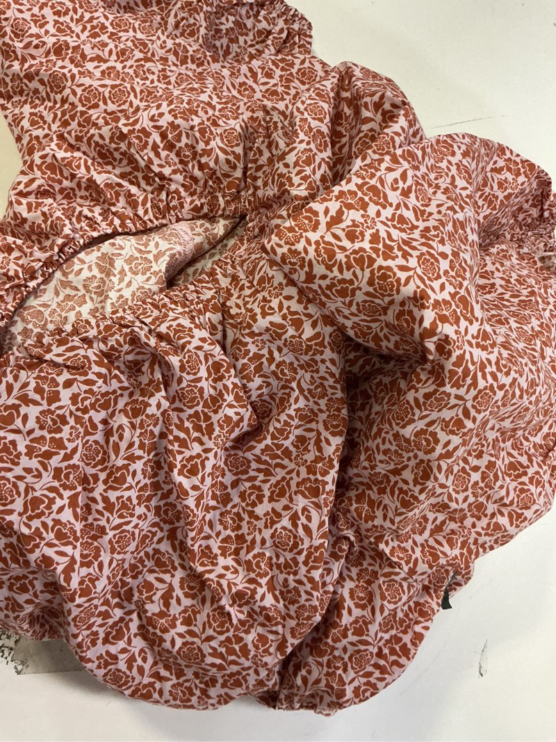 Condition photo showing Good Condition for time and tru women’s crinkle maxi dress with short sleeves, sizes xs-xxxl
