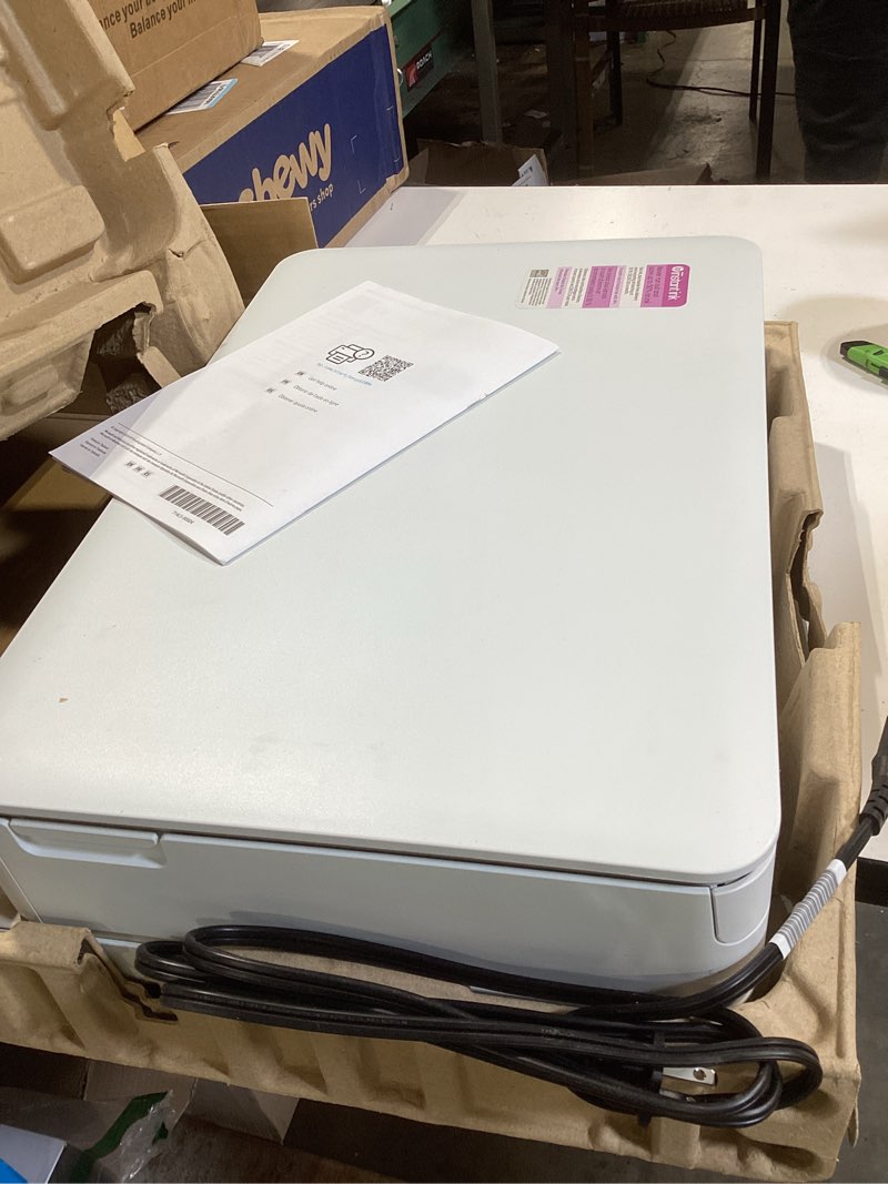 Condition photo showing Good Condition for hp envy 6155e wireless all-in-one color inkjet printer, portobello, print, scan, copy, duplex printing best-for-home, 3 month instant ink trial included, ai-enabled (714l5a)