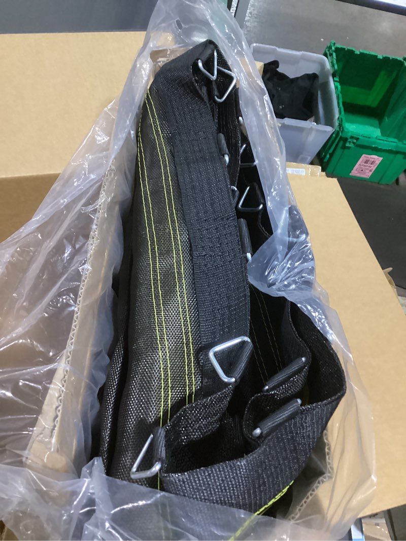 Condition photo showing Good Condition for replacement trampoline mat fits 16 foot frame ?171.9“/14.31ft diameter with 108rings,fits 6.5-7.0" spring,w/pull hook and gloves fits 16ft diameter frame ø171.9"(14.31ft) diameter & 108 v-rings fits 6.5"-7.0"spring