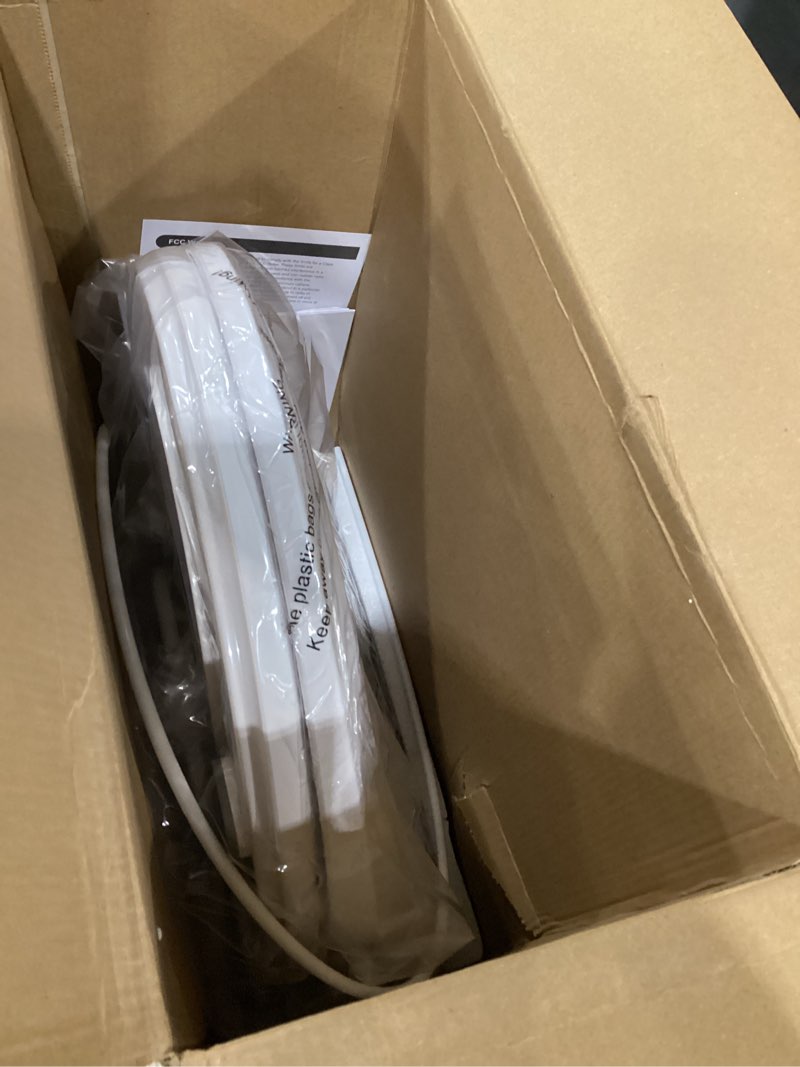 Condition photo showing As Is for combier bidet toilet seat with heated warm water & nozzle wash, auto-dry, quiet close lid, wireless remote - electric bidet seat 102s-b(elongated) oval