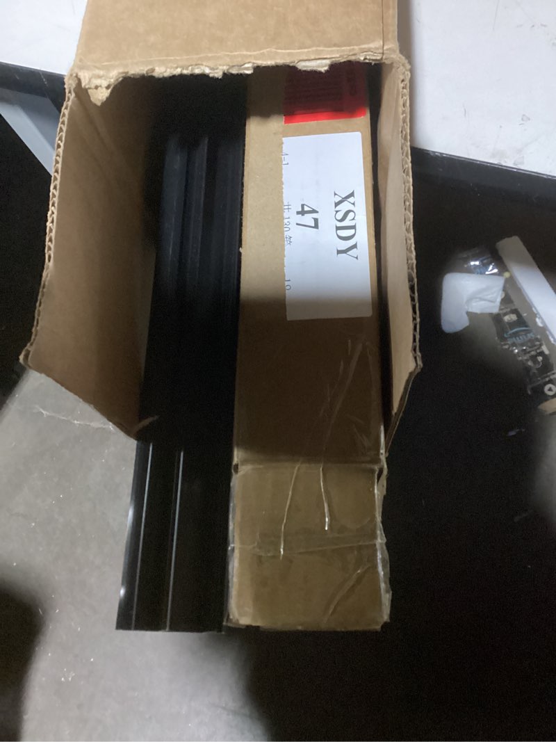 Condition photo showing Good Condition for Replacement Door Bottom with Vinyl Fins 36" Long 1 3/4" Wide Threshold Seal Bottom of Door Weatherstrip Kerf Weather Stripping for 7/8" Between Barbs(Black,4 Pcs)
